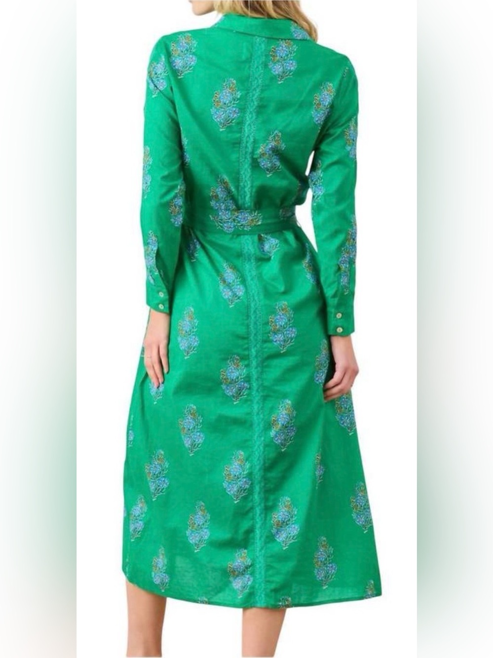 PRINTFRESH meredith midi dress in bouquet blossoms size XL - Picture 4 of 15